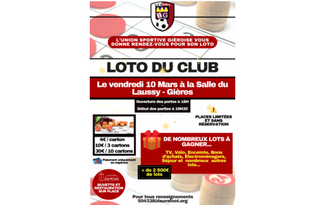 LOTO DU CLUB